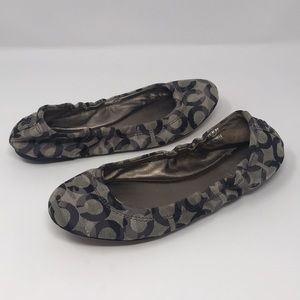 COPY - Coach C Logo Aly Ballet Flats in Camo